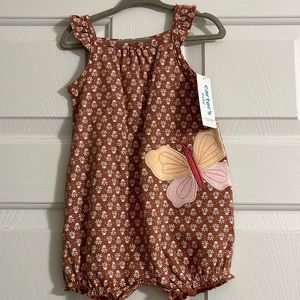 Carter’s Butterfly Cotton Romper